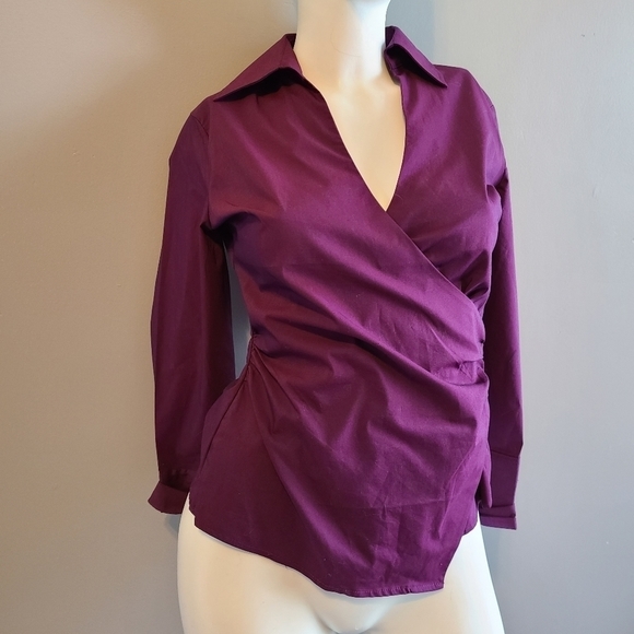 NWT NY&CO Wrap Top size XS - Picture 4 of 7